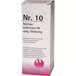 NR.10 sulfuricum de sodio D 6 Spag