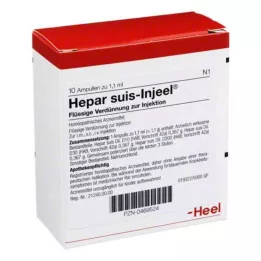 HEPAR SUIS Ampoules injustos, 10 pz