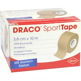 Dracotapeverband extra fuerte 3,8 cmx10 m piel de piel, 1 pz