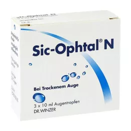 SIC OPHTAL N gotas para los ojos, 3X10 ml