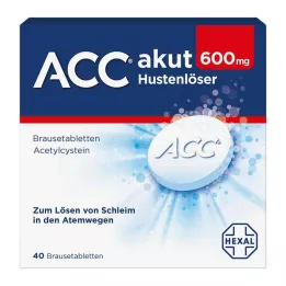 ACC Akut 600 comprimidos efervescentes, 40 uds