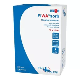 VERBANDKOMPRESSEN Almohadilla absorbente estéril 10x10 cm, 50 uds