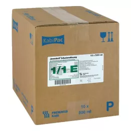 JONOSTERIL Solución plástica para infusión, 10X500 ml