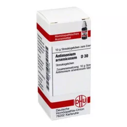 ANTIMONIUM ARSENICOSUM D 30 glóbulos, 10 g
