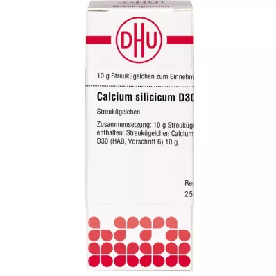 CALCIUM SILICICUM D 30 glóbulos, 10 g