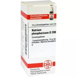 NATRIUM PHOSPHORICUM D 200 glóbulos, 10 g