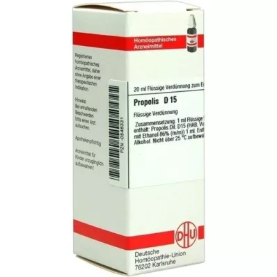 PROPOLIS D 15 dilución, 20 ml PROPOLIS D 15 dilución, 20 ml