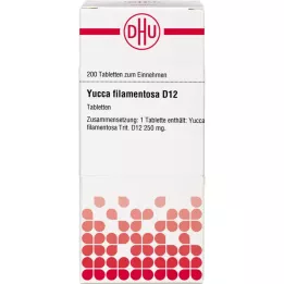 YUCCA FILAMENTOSA D 12 tabletas, 200 pz