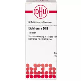 EICHHORNIA D 15 tabletas, 80 pz