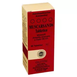 MUSCARSAN D 6 tabletas, 80 uds
