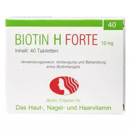 BIOTIN Tabletas H forte, 40 uds