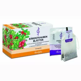 BÄRENTRAUBENBLÄTTER Bolsas de filtro, 20X3 g