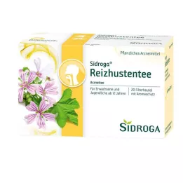 SIDROGA Bolsas de filtro de té para la tos seca, 20 x 0,9 g