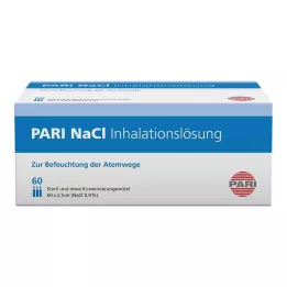 PARI Ampollas de solución para inhalación de NaCl, 60 x 2,5 ml