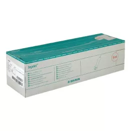 INJEKT Jeringa individual 5 ml LL Centrada PVC-Libre, 100X5 ml