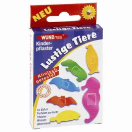 Tiritas infantiles animales divertidos (10 piezas)