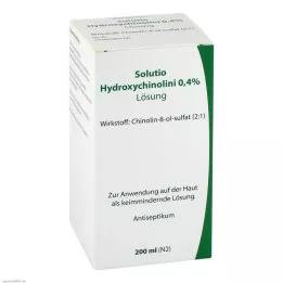 SOLUTIO HIDROXIQUINA. 0,4%, 200 ml