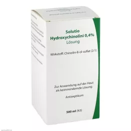 SOLUTIO HIDROXIQUINA. 0,4%, 500 ml