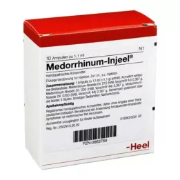 MEDORRHINUM Ampoules injustos, 10 pz
