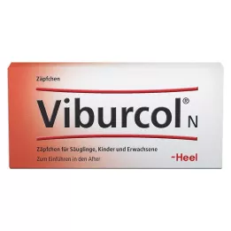 VIBURCOL N Supositorios para niños y bebés, 12 uds