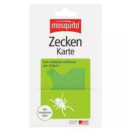 MOSQUITO Tarjeta de garrapatas, 1 pieza