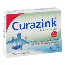 CURAZINK cápsulas duras, 20 uds