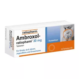 AMBROXOL-Comprimidos expectorantes para la tos ratiopharm 30 mg, 50 uds