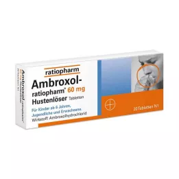 AMBROXOL-Ratiopharm 60 mg comprimidos expectorantes para la tos, 20 uds