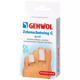 GEHWOL Anillo protector de dedos de gel polimérico G grande, 2 piezas