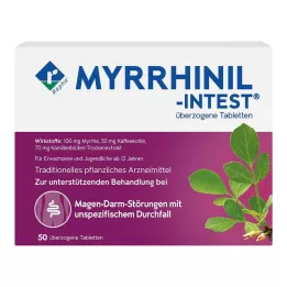 MYRRHINIL INTEST Comprimidos recubiertos, 50 uds