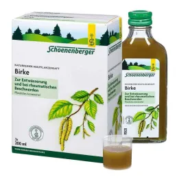 Savia de abedul Schoenenberger, 3X200 ml