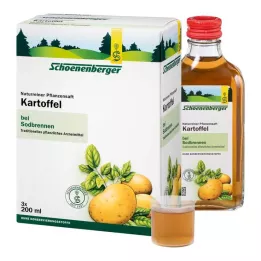 KARTOFFELSAFT Jugos de plantas medicinales Schoenenberger, 3X200 ml
