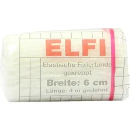 Dracoelfi vendaje elástico de fijación 6cmx4m violonchelo crepado, 1 pieza