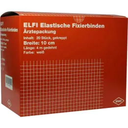 Dracoelfi vendaje elástico de fijación 10cmx4m crepado, 20uds