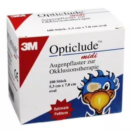 OPTICLUDE 3M midi 5,3x7 cm 1538/100, 100 uds