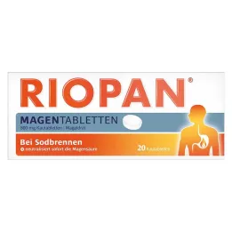 RIOPAN Tabletas para el estómago Tabletas masticables, 20 uds