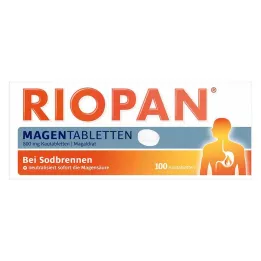 RIOPAN Tabletas para el estómago Tabletas masticables, 100 uds