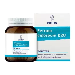 FERRUM SIDEREUM D 20 tabletas, 80 uds