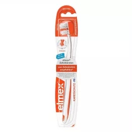 ELMEX interX Caries Protection Cepillo de dientes de cabeza corta, mediano, 1 ud