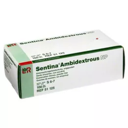 SENTINA Guantes ambidiestros sin talco, talla S, 100 uds