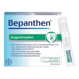 BEPANTHEN Gotas para los ojos, 20X0,5 ml