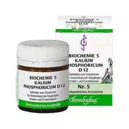 BIOCHEMIE 5 Kalium phosphoricum D 12 comprimidos, 80 uds