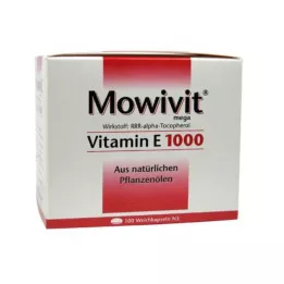 MOWIVIT Vitamina E 1000 cápsulas, 100 uds