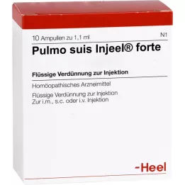 PULMO SUIS AMPOULAS FORTE DELEEL, 10 pz
