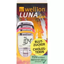 WELLION Lunaduo BZ-Dissef.set Mg/Dl Schwarz, 1 pz
