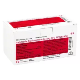ISOTONISCHE Solución de NaCl al 0,9% Eifelfango Iny.-Lsg., 50X2 ml
