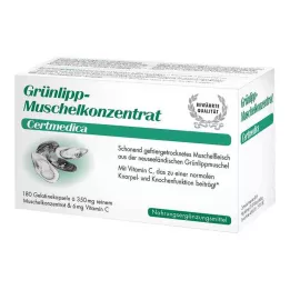 GRÜNLIPPMUSCHEL KONZENTRAT Kapseln, 180 pz
