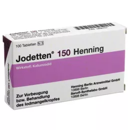 JODETTEN 150 tabletas Henning, 100 uds