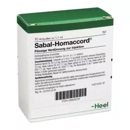 SABAL HOMACCORD Ampoules, 10 pz