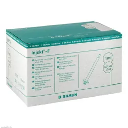 INJEKT Jeringa dosificadora fina F 1 ml sin bote, 100X1 ml